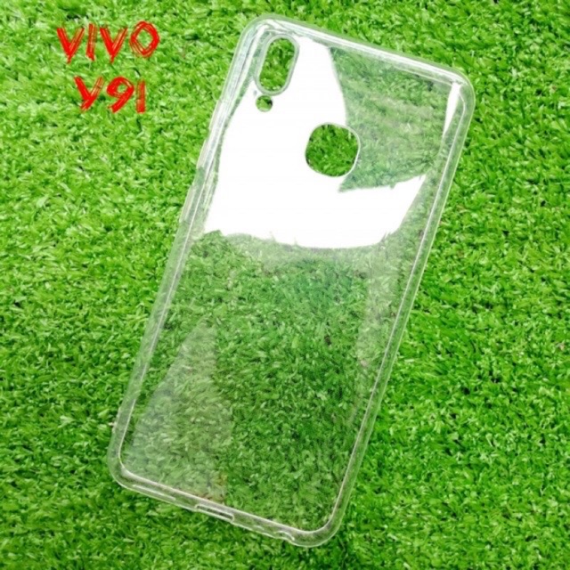 Ốp lưng Silicon trong suốt Vivo Y91