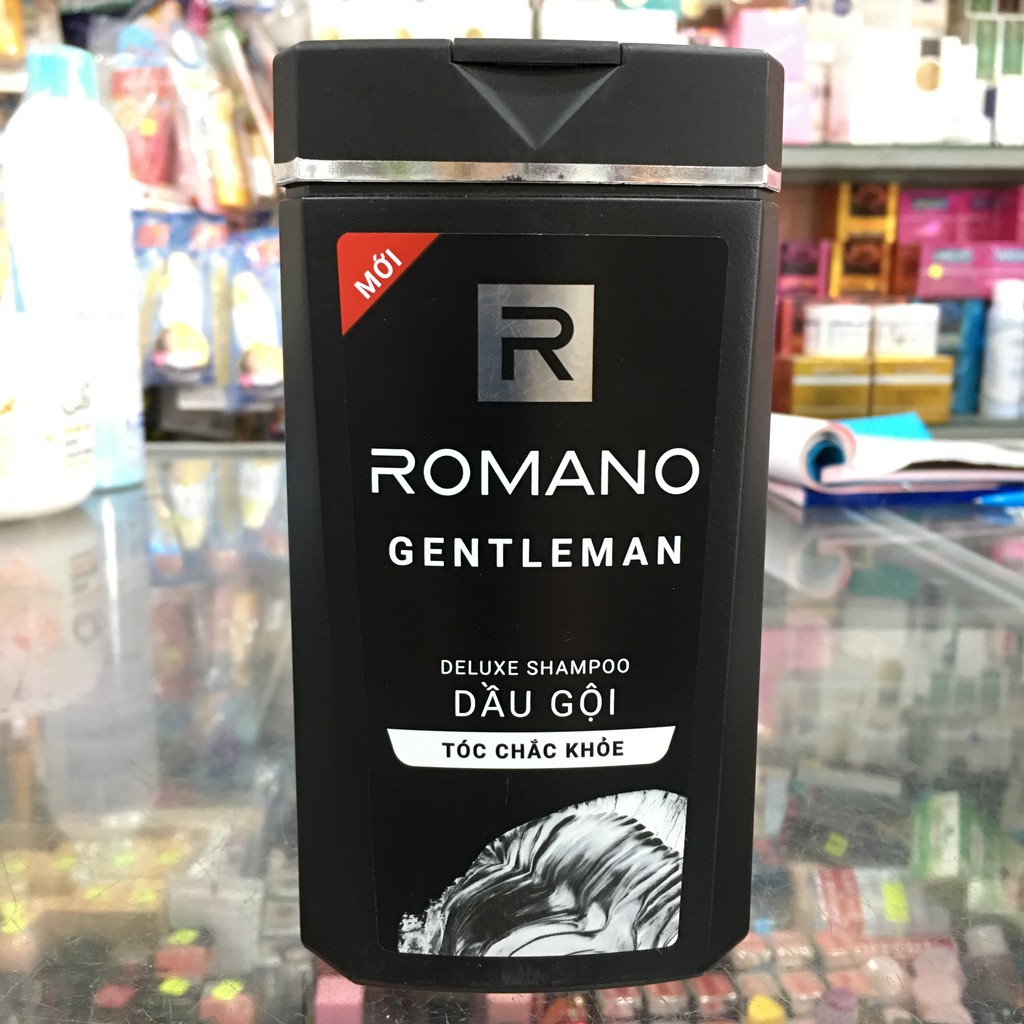 Dầu gội hương nước hoa Romano Gentleman tóc chắc khoẻ 180g