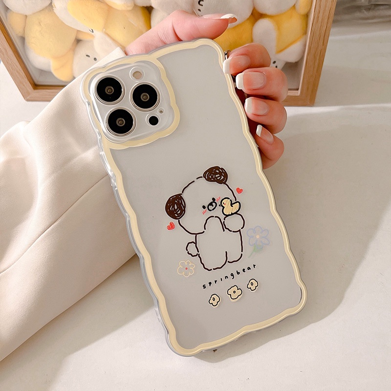 Ốp lưng iphone Ốp Điện Thoại Họa Tiết Sóng Biển Lớn Sáng Tạo Cho iPhone 13Pro 11 12 xr 6 7 8plus 14 Dinuo case