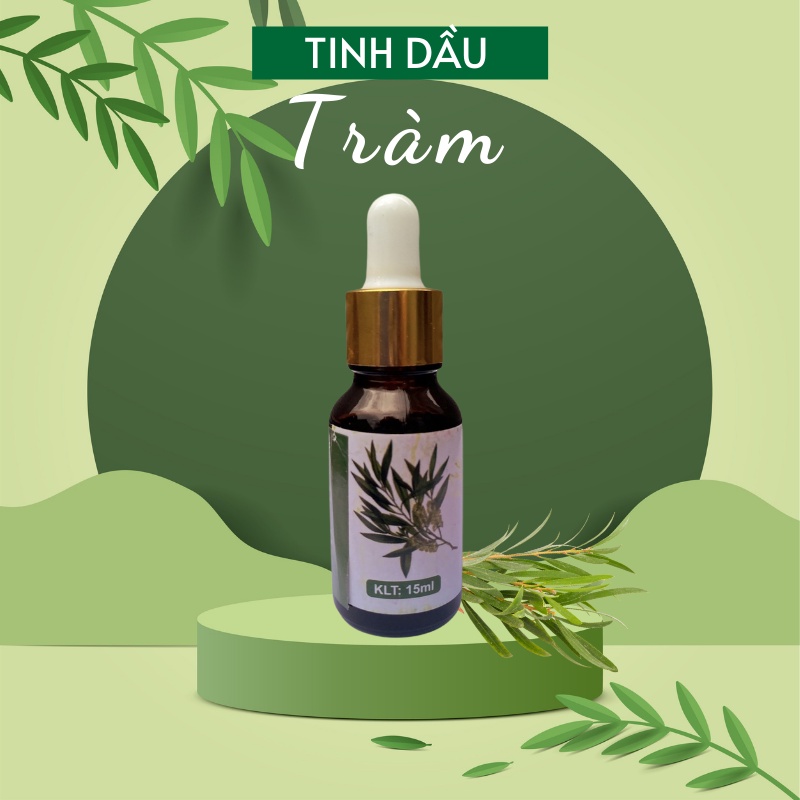 Tinh Dầu Tràm Thiên Nhiên Nguyên Chất, Dung Tích 10ML Xông Phòng Toả Hương Thơm Sạch Không Khí Khử Mùi Đuổi Côn Trùng
