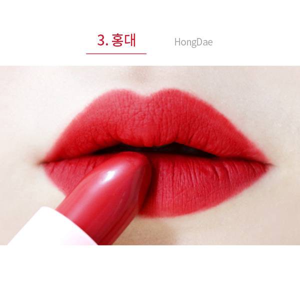 Son thỏi lì Seoul Gani H Matte Lipstick màu Hongdae