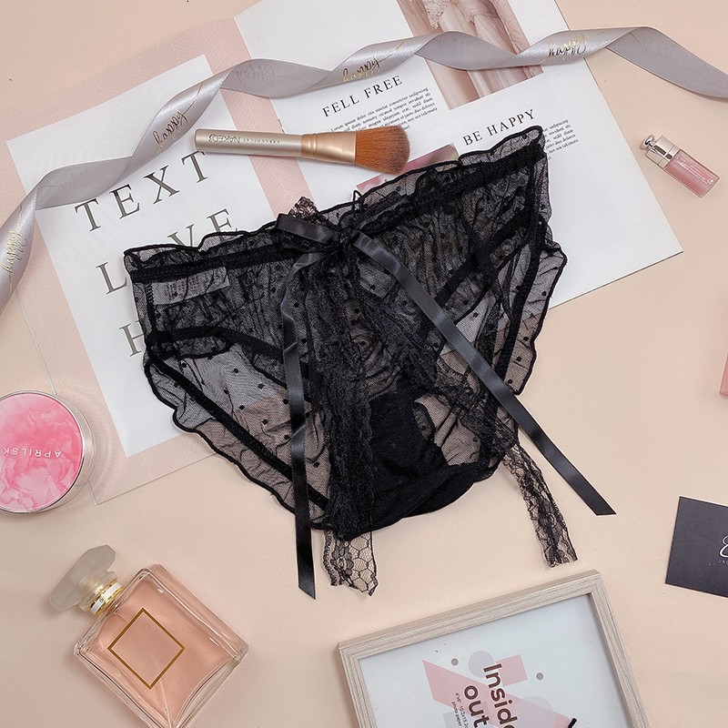 QUẦN LÓT REN ĐÍNH NƠ DỄ THƯƠNG QR026 | BigBuy360 - bigbuy360.vn