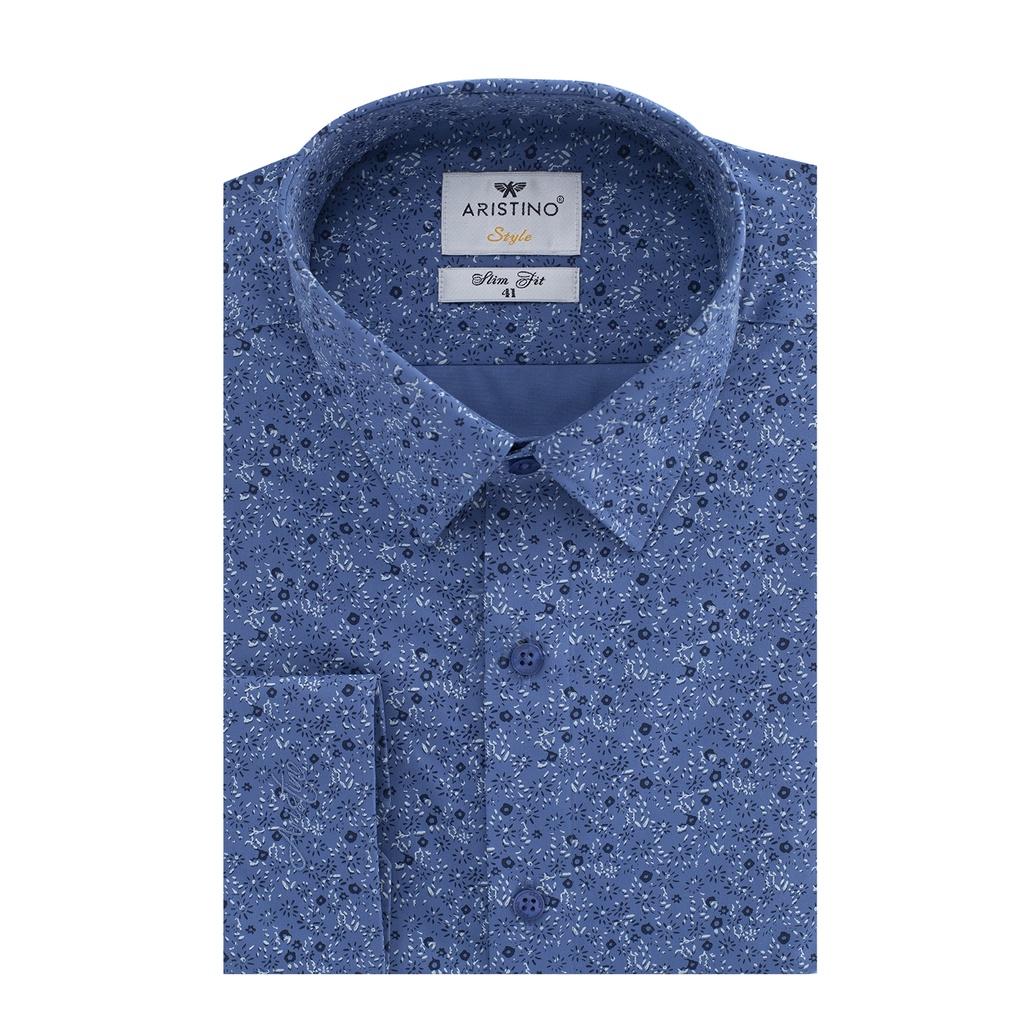 [MẪU MỚI] Áo sơ mi nam dài tay ARISTINO họa tiết độc đáo, lịch lãm, chất liệu Modal thấm hút tốt - ALS27101