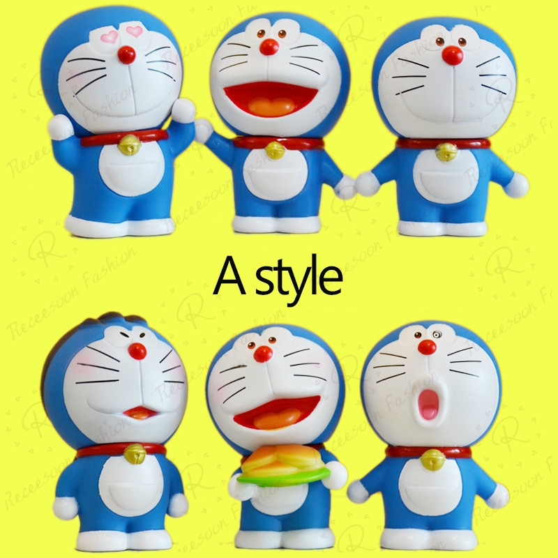 Bộ 6 mô hình nhân vật Doraemon ngộ nghĩnh