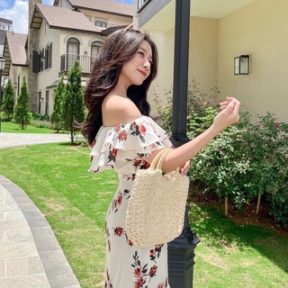 Đầm KELLY - Đầm bẹt vai đuối cá