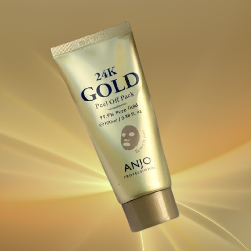 Mặt Nạ Lột Tinh Chất Vàng 24K Anjo 24K Gold Peel Off Pack 99.9% Pure Gold 100ml