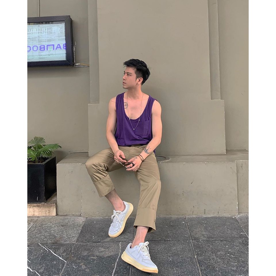 Áo Tanktop Cổ rộng