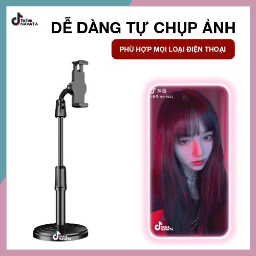 Giá Đỡ Kẹp Điện Thoại Livestream xem video Xoay 360 Độ Chắn Chắn không đổ dùng để Quay Phim Ghi Hình Đa Dụng