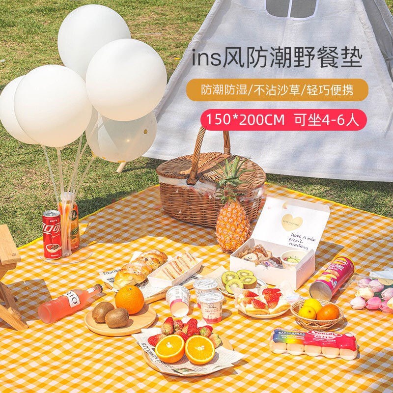 Thảm trải picnic xinh xắn , thảm dã ngoại, tấm trải đi picnic