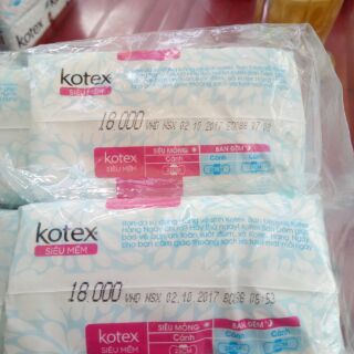 8 gói Băng vệ sinh Kotex siêu mềm siêu mỏng