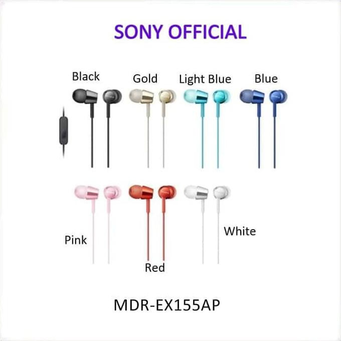 Tai Nghe Sony Mdr-Ex155Ap Chính Hãng Chính Hãng Có Mic
