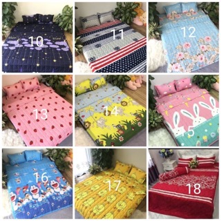 chăn ga gối poly cotton