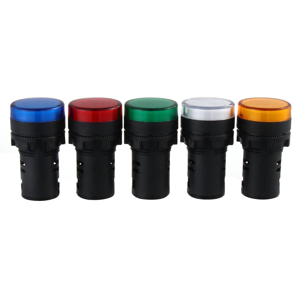 1 Đèn LED Chỉ Báo Nhiều Màu 5V 12V 24V 110V 220V 22mm