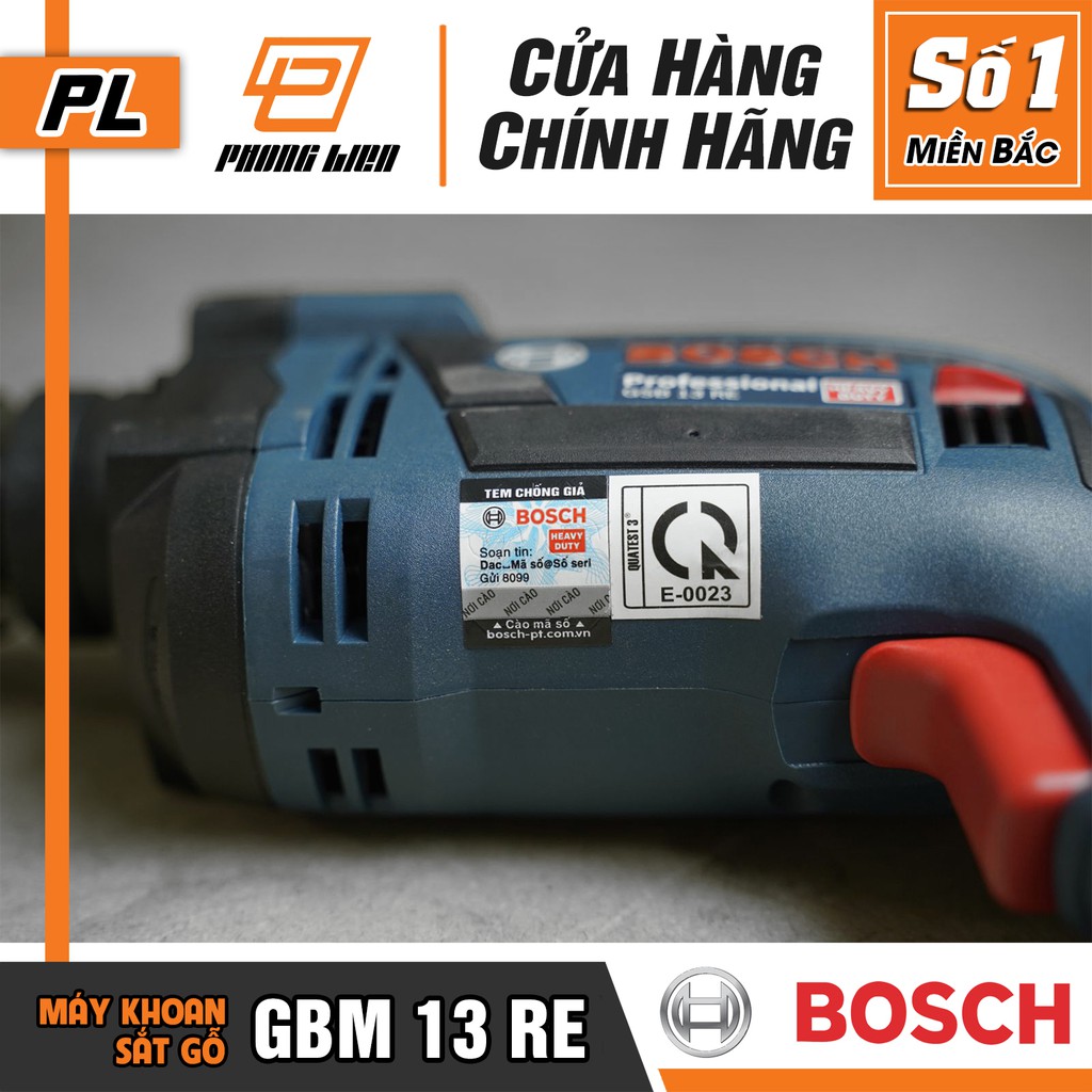 Máy Khoan Bắt Vít Bosch GBM 13 RE (13MM-600W) - Hàng Chính Hãng