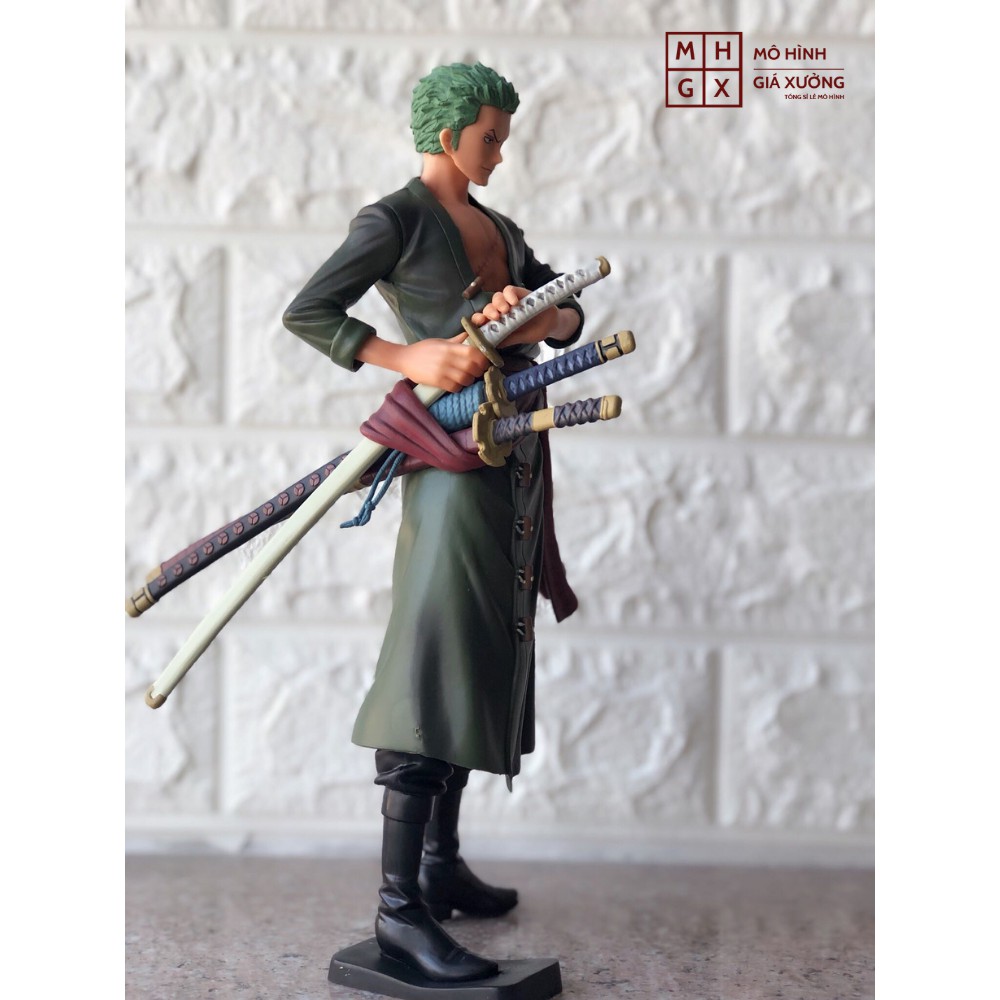 Mô hình One Piece Zoro Grandista cao 28cm , figure one piece roronoa zoro , mô hình giá xưởng