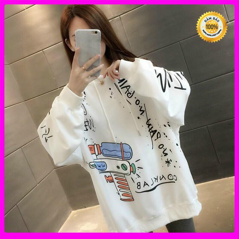 [Ảnh Thật] Áo Khoác Nữ Hoodie Hàn Quốc Thun Nỉ Ngoại Free Size 70kg AK67 | BigBuy360 - bigbuy360.vn