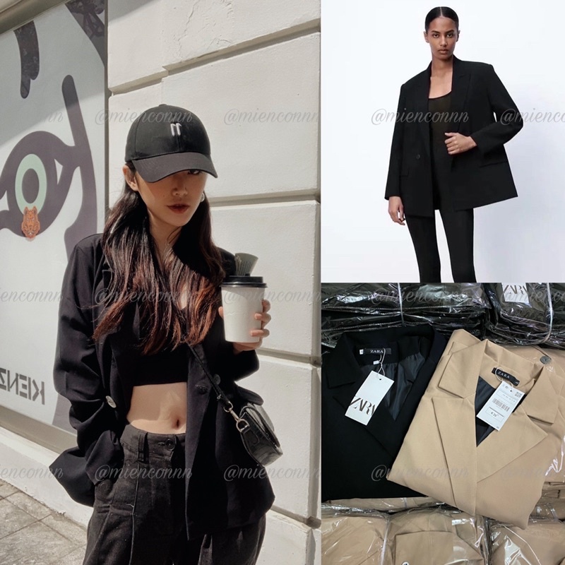 Áo blazer Zr 2 lớp đứng form xuất xịn | BigBuy360 - bigbuy360.vn