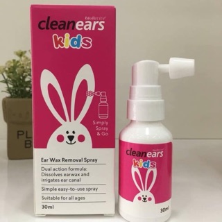 Xịt tan ráy tai clean ears kids