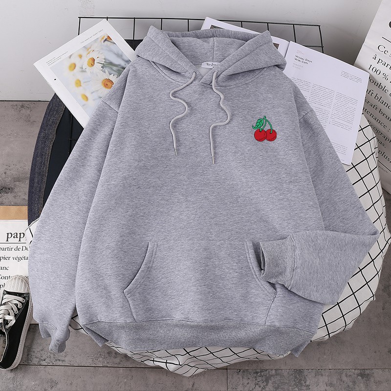 Áo hoodie logo quả Cherry HARI1120