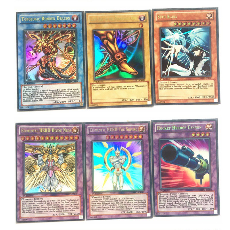 112 Cái Anime Yu-Gi-Oh! Bộ Thẻ Bài yugioh Ảo Thuật Dành Cho Trẻ Em