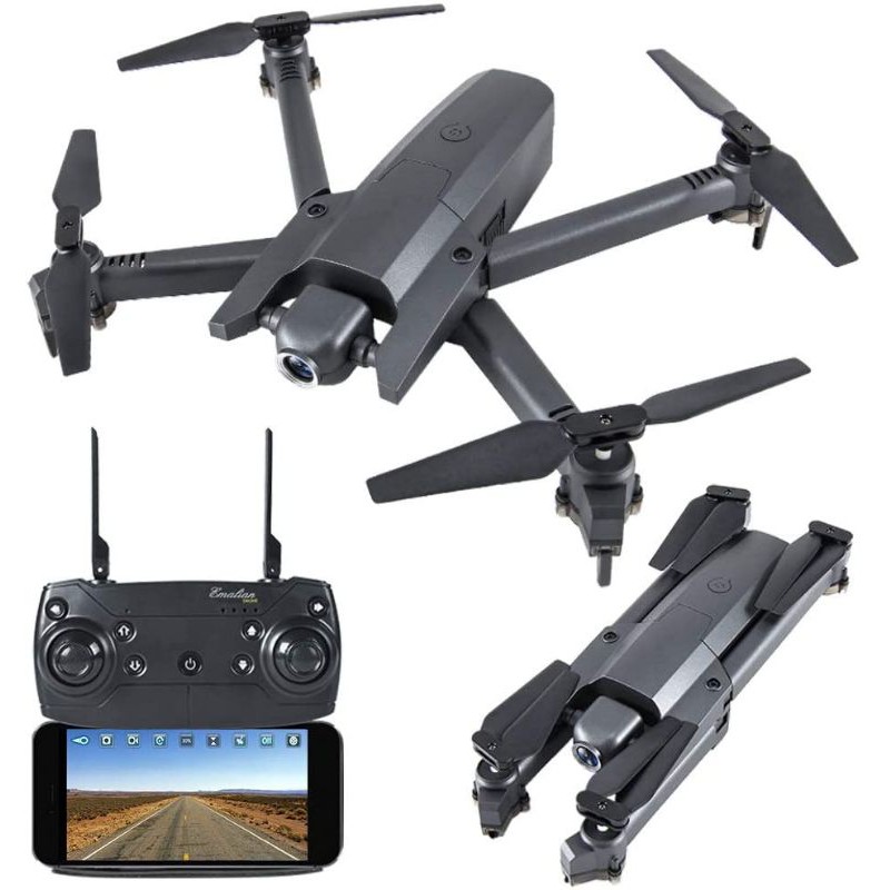 Máy bay điều khiển Flycam Drone GW106 có Camera HD 720P FPV gấp gọn