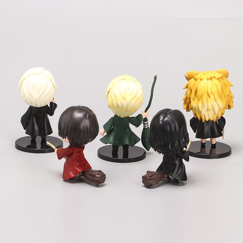 ✨In stock🎁The second generation 5 Harry Potter figures anime surrounding cartoon Snape Luna Malfoy doll toy ornaments