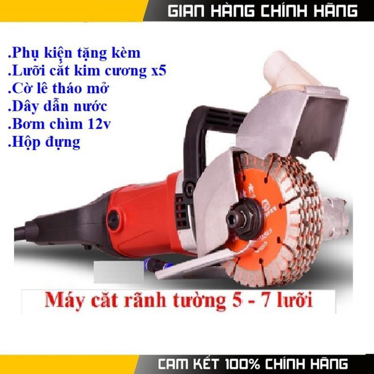 Máy cắt tường tạo rãnh 5 lưỡi - CW48