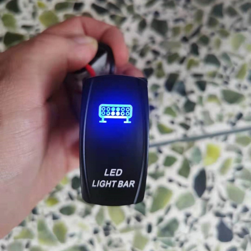 Công Tắc Đèn LED 12V 24V 5 Chấu Chống Thấm Nước Chuyên Dụng Cho Tàu Thuyền / Xe Hơi