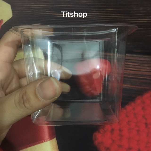 Hộp nhựa đựng bánh mouse (set 50 hộp)