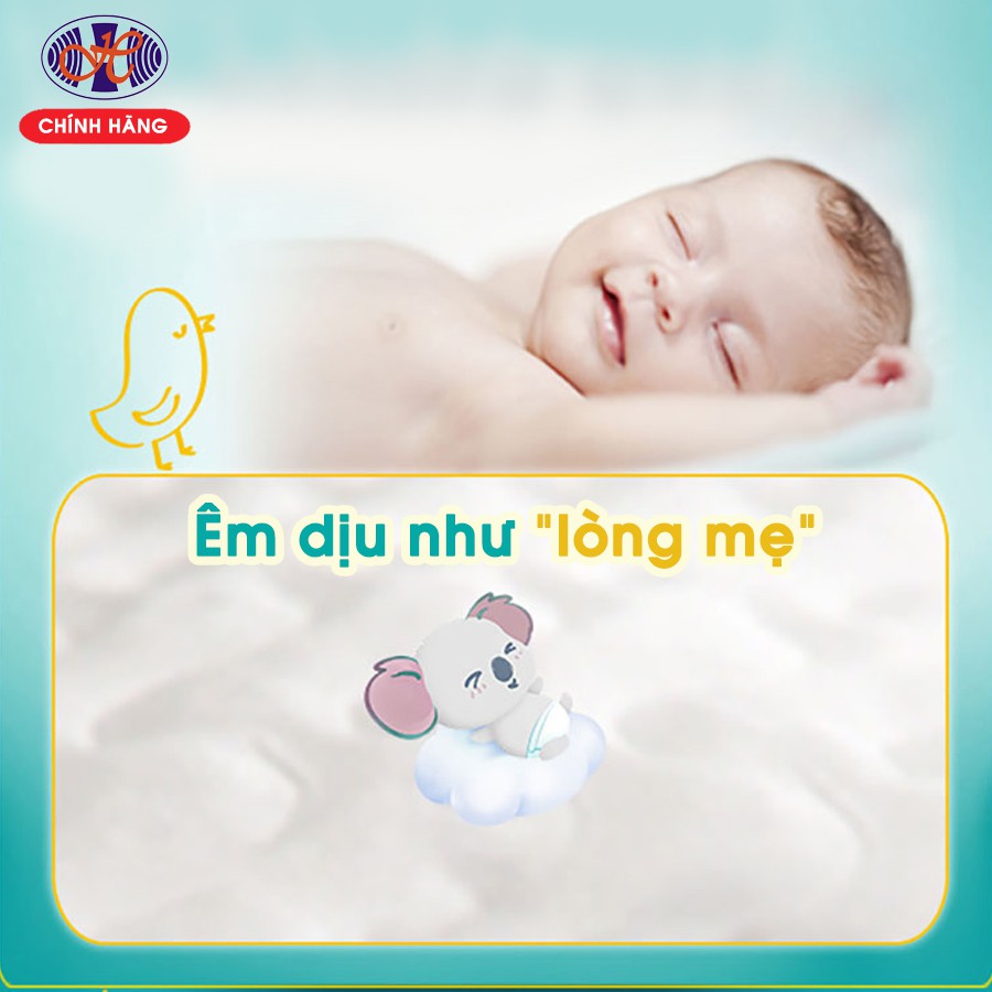 Tã dán cho trẻ sơ sinh Thạch Thảo Papy’s Mềm Nhẹ Siêu Thấm Khô Thoáng - Freesize 30 Miếng