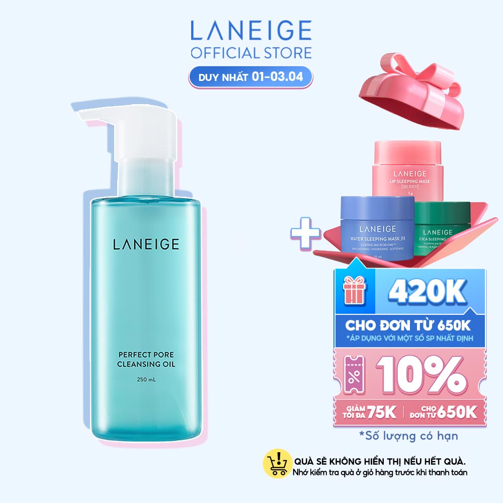 Dầu tẩy trang Laneige Perfect Pore Cleansing Oil 250Ml