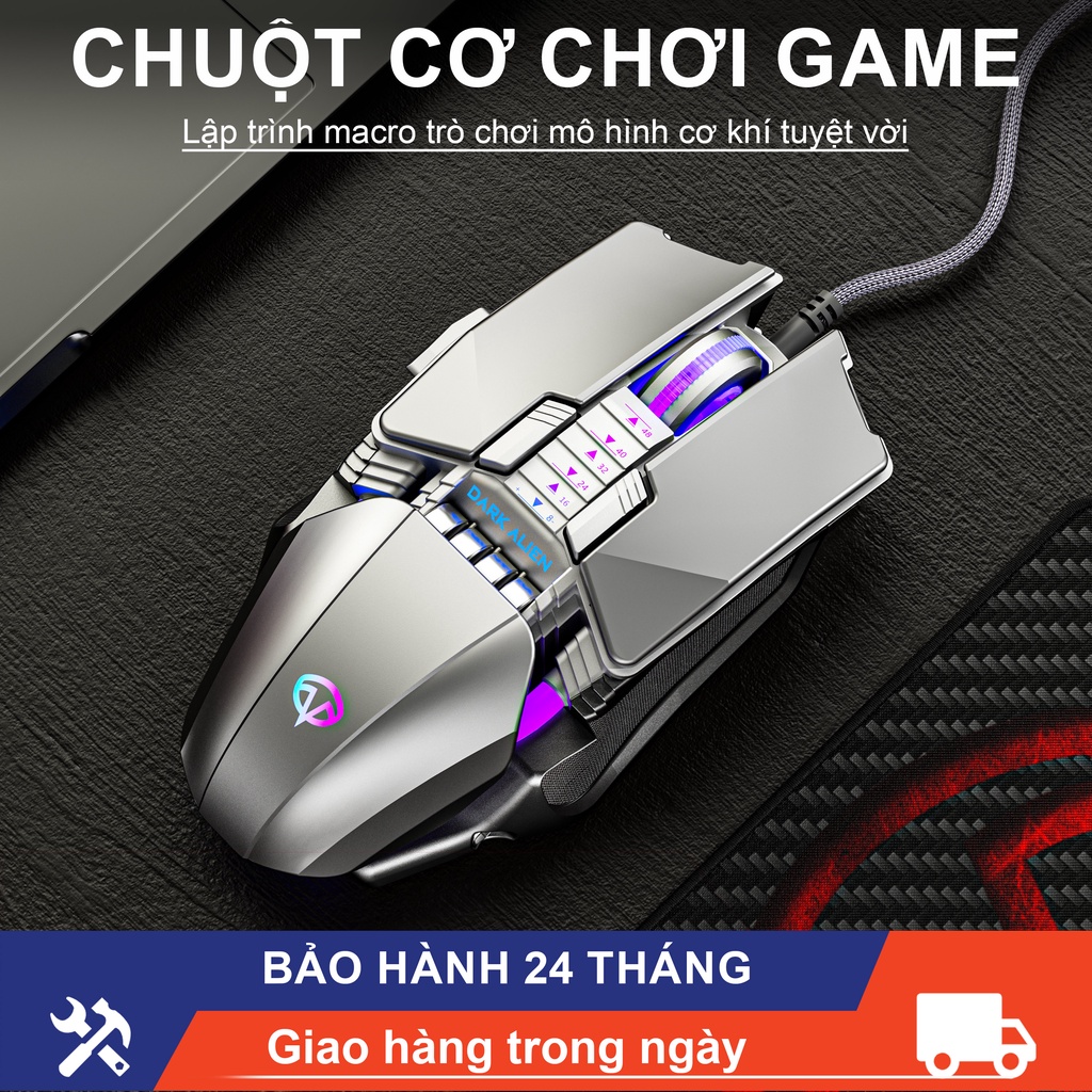 Chuột gaming V710 8000 DPI chính hãng giao hàng 24 giờ Chuột máy tính có dây