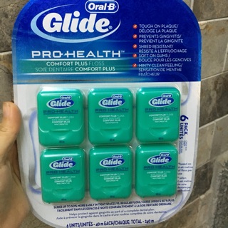🌼Chỉ nha khoa vỉ 6 hộp ORALB Glide ( Canada)