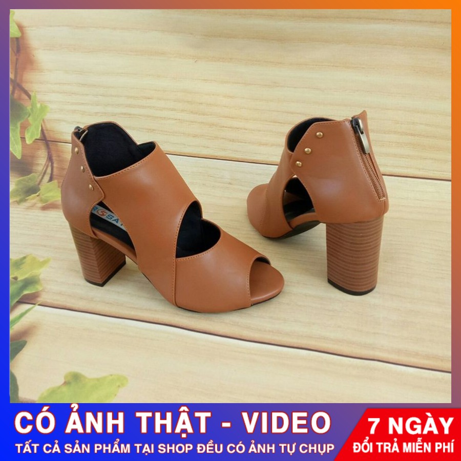 [ẢNH THẬT - FREE SHIP] Giày boot phá cách ROSATA RO114 7p - HÀNG VIỆT NAM - BKSTORE