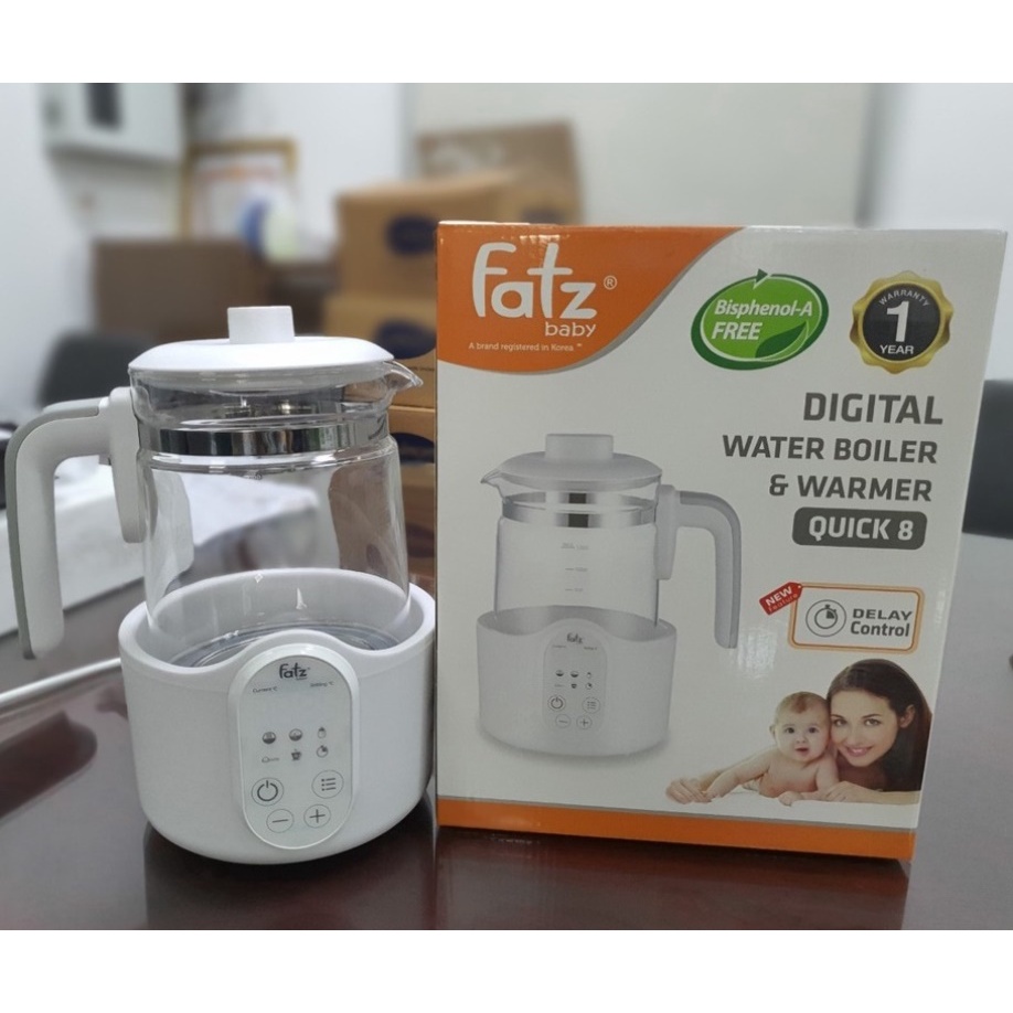 MÁY ĐUN NƯỚC VÀ HÂM NƯỚC PHA SỮA ĐIỆN TỬ FATZBABY FATZ - QUICK 8 - FB3525TN