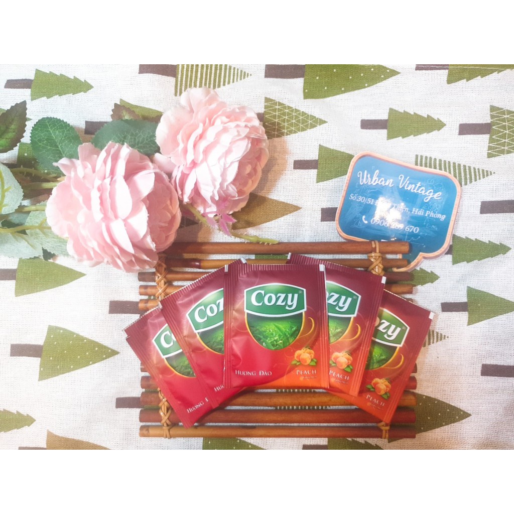 Trà túi lọc Cozy: trà đào, vải, dâu, xoài,... (2g/túi) | BigBuy360 - bigbuy360.vn