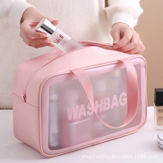 [HÀNG MỚI VỀ - GIAO MÀU NGẪU NHIÊN] SET 3 TÚI WASHBAG CHỐNG THÂM NƯỚC ĐỰNG MỸ PHẨM KHI ĐI DU LỊCH