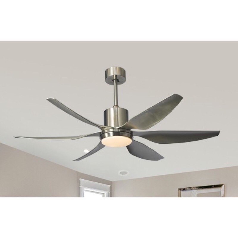 Quạt Trần 6 cánh Màu Bạc động cơ 90w lõi đồng 100%