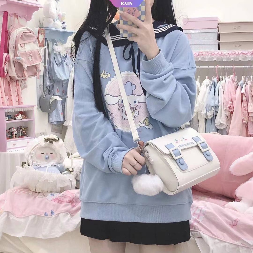 Túi Xách Đeo Vai Hình Cinnamoroll My Melody Sanrio Hoạt Hình Đáng Yêu Hàng Mới Phổ Biến