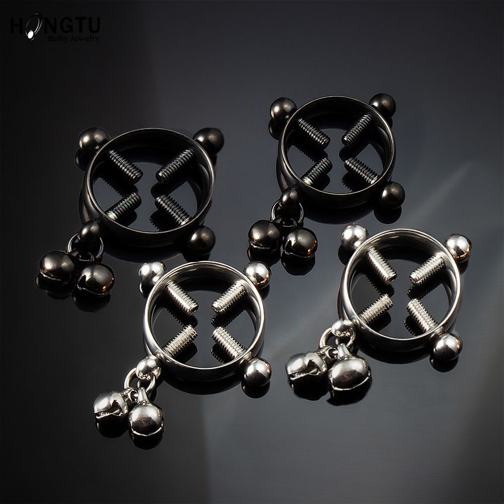 Khuyên xỏ ngực bằng thép không gỉ nhiều màu sắc tùy chỉnh thời trang dành cho nữ