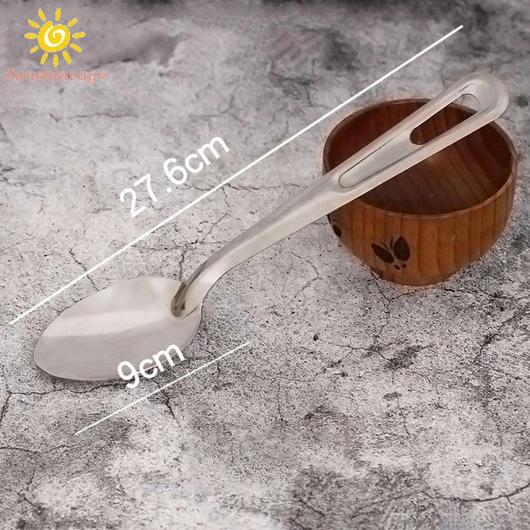 Xẻng Xúc Thức Ăn Có Lỗ Treo Chống Gỉ Tiện Lợi