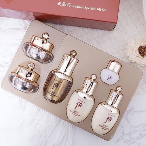 Set Tái Sinh Da Cao Cấp Whoo Cheongidan Radiant 6pcs Special Gift Set - Phục hồi làn da lão hóa