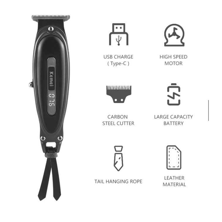Tông đơ Kemei KM-1945 bấm viền chuyên nghiệp cho nam