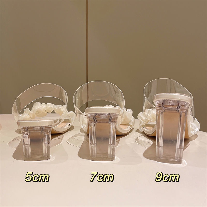 Dép Sandal Cao Gót Đế Xuồng Thời Trang Mùa Hè Dành Cho Nữ