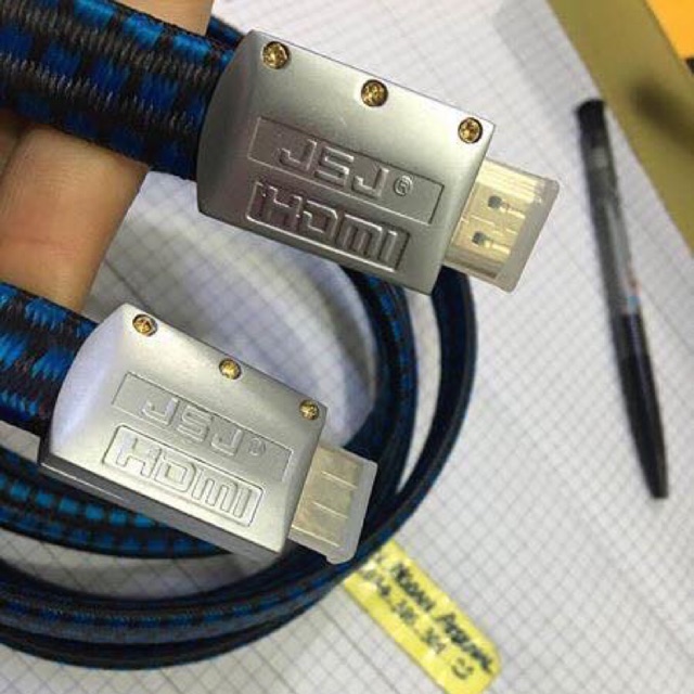 Dây HDMI cao cấp hãng JSJ nhập khẩu. Xuất hình ảnh chuẩn HD 2k, 4k.loại 8m