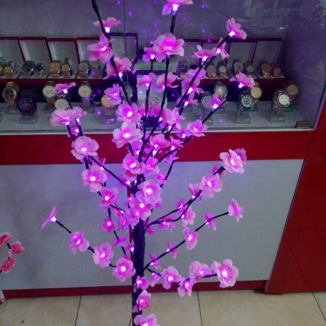 Cây  đào,  mai trang trí tết # cây đào  đèn led