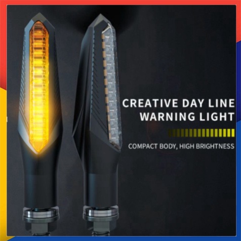Xi nhan Spirit Beast L19 Chính Hãng - Xi nhan xe máy chạy led audi