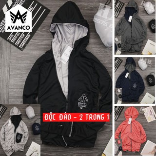 Áo Chống Nắng Nam, Nữ 2 Lớp  AV AVANCO Mặc Cả Hai Mặt, Chất Vải Mè Thông Hơi Thoáng Mát, Siêu Chống Nắng - 1AN2