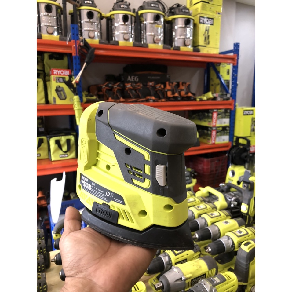 Thân máy chà nhám pin 18v ryobi 18v r18ps-0 - 90% bảo hành 1 tháng