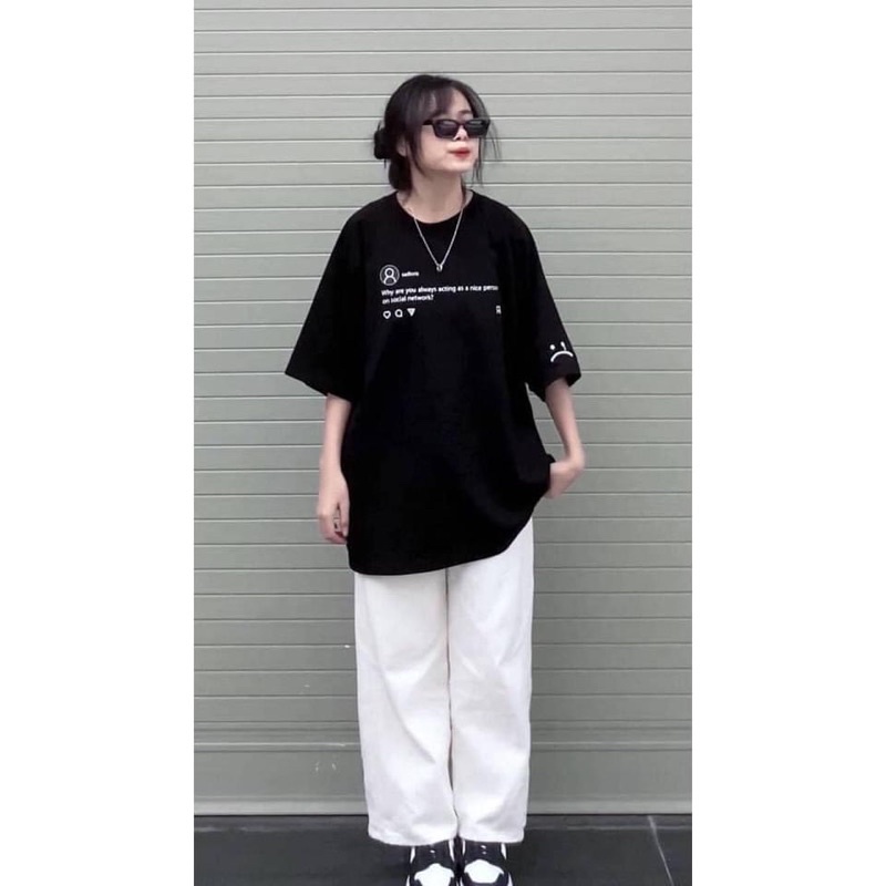 Set đồ nữ, Set bộ nữ hình mặt cười và quần Suông siêu đẹp chất cotton cao cấp